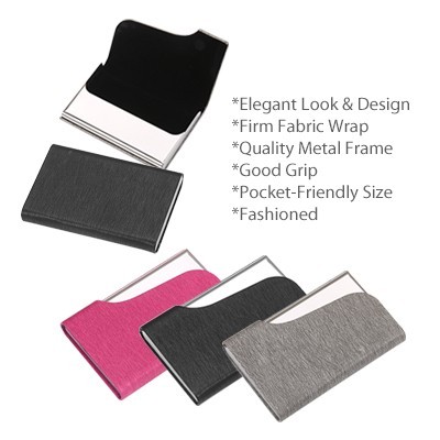 Urban Pattern PU Name Card Holder