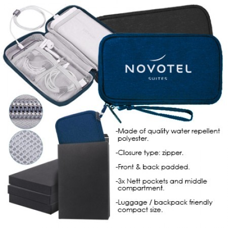 Water Repellent Polyester Gadget Pouch