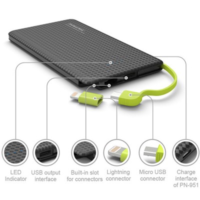Original Pineng Branded PN-952 Power Bank - 5000mAh