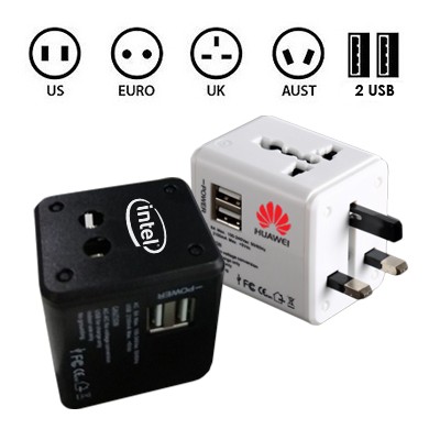Travel Dual USB Multi-Function Adapter - 2.1A