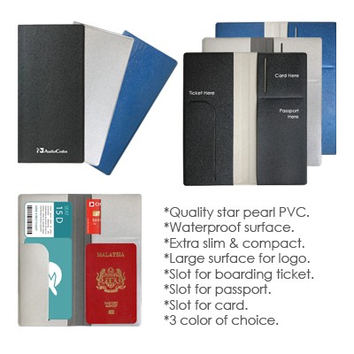Star Pearl PVC Ticket & Passport Holder